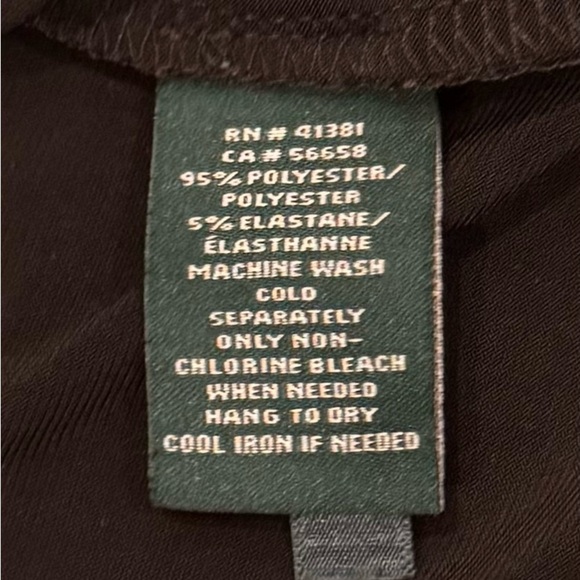 Lauren Ralph Lauren Quiet Luxury Black White Sheath Career Work Wedding Dress 14 - Picture 8 of 11